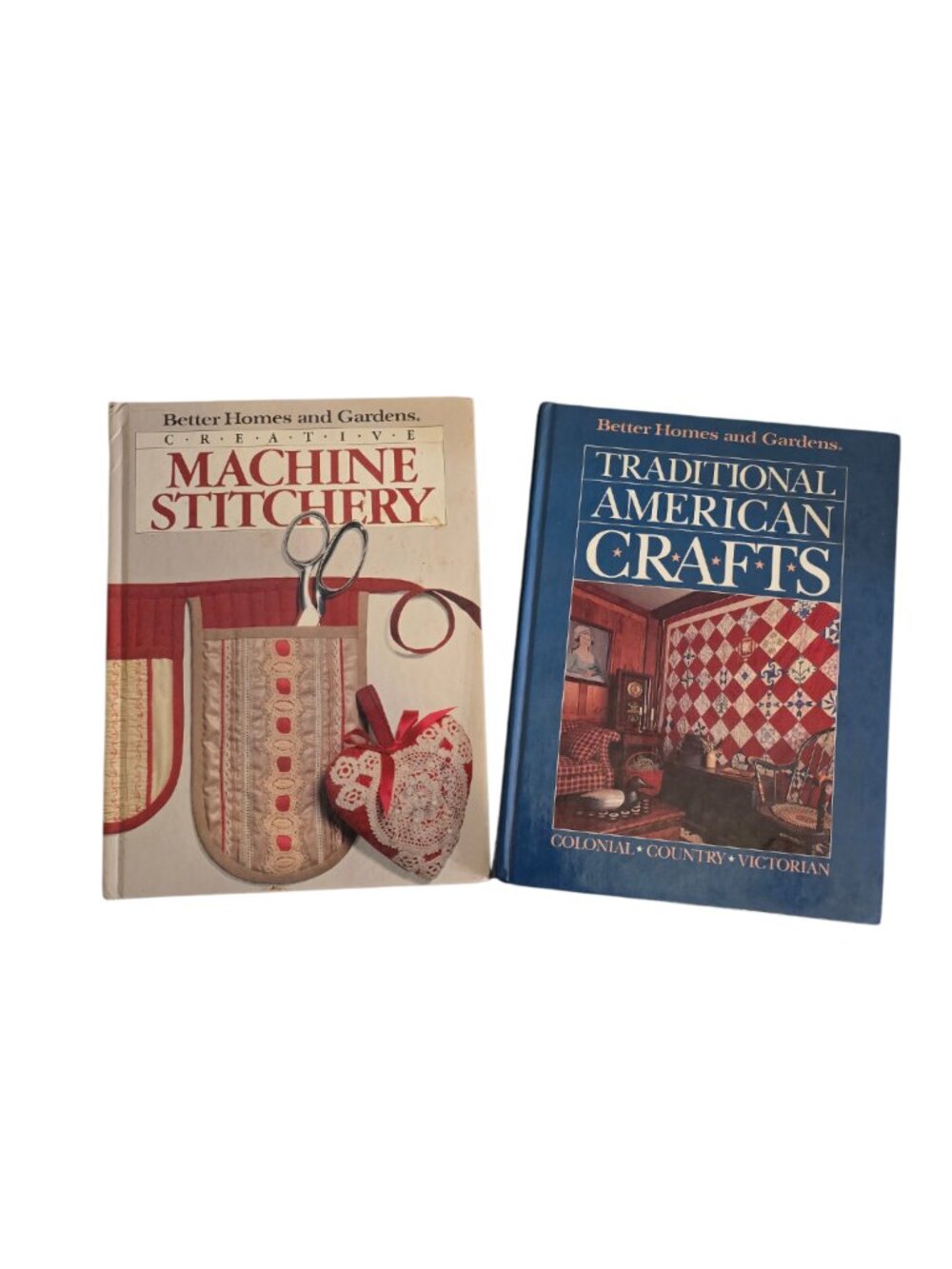 Vintage Better Homes & Gardens Craft Books Lot Machine Stitchery American Crafts